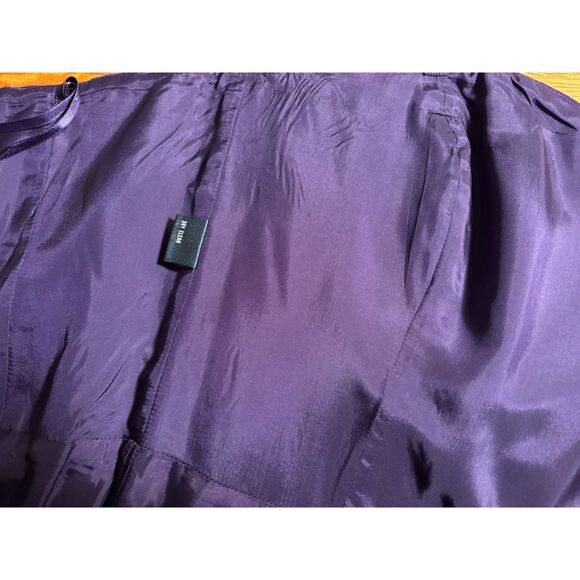 Lauren Ralph Lauren 100% Silk Ruched Strapless Gown Sz10 Wedding Prom Holiday - Picture 6 of 6